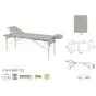 Table de massage pliante réglable aluminium Ecopostural C3410