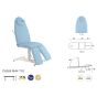 Fauteuil de podologie sans accoudoirs Ecopostural C4368M44