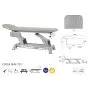 Table de massage électrique avec barre périphérique Ecopostural C5924 avec accoudoirs