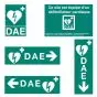 Packung mit 5 Kenndatenblätter für Defibrillatoren Defibtech DAE