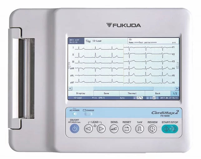 EKG CardiMax FX-7202 Fukuda Denshi 3/6 Kanäle