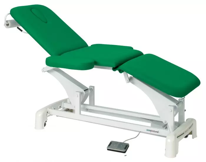 Elektrische Massageliege 3-teilig mit Armstütze Ecopostural C3536