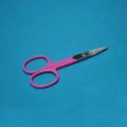 Pink Baby-Nagelschere 9 cm, Kurve und gerade, Holtex