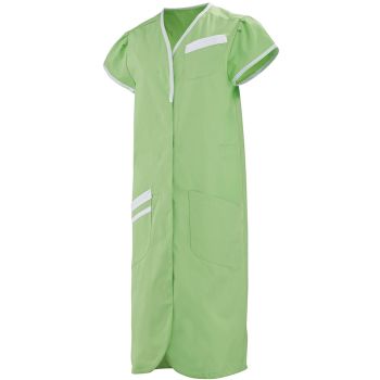 Damenkasack halbe Ärmal Daphnee 8PMC00PC Apfelgrün / Weiß