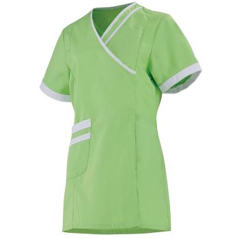Damenkasack  LILEE 8TCC00PC Apfel Grün / Weiß