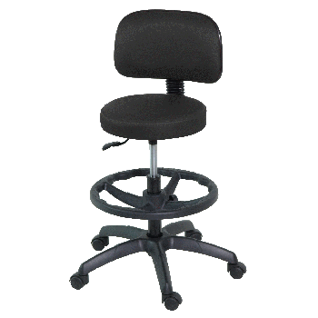 Hocker mit Rückenlehne und Fußstütze Hidemar