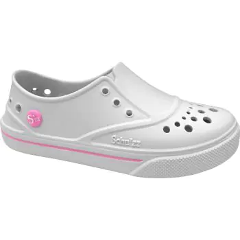 Chaussures d'hopital pour Femme Sneaker’zz Schu'zz Blanc/Liseré rose