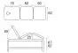 Stationäre Holz-Massageliege Ecopostural höhenverstellbar C3239W