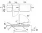 Elektrische Multifunktions-Massageliege mit peripherer Fußbedienung Ecop. Ecopostural C3532M47