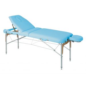 Table de massage pliante en aluminium avec tendeurs Ecopostural C3816