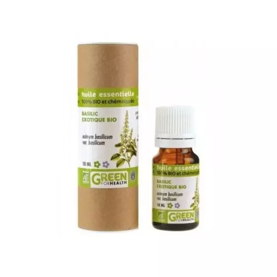 Ätherisches Öl exotischen Basil Bio Green For Health