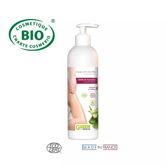 Wärme Massagecreme Bio 500 ml Green For Health